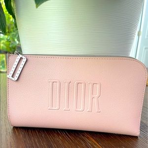 Dior Beauty Pink Cosmetic Makeup Bag